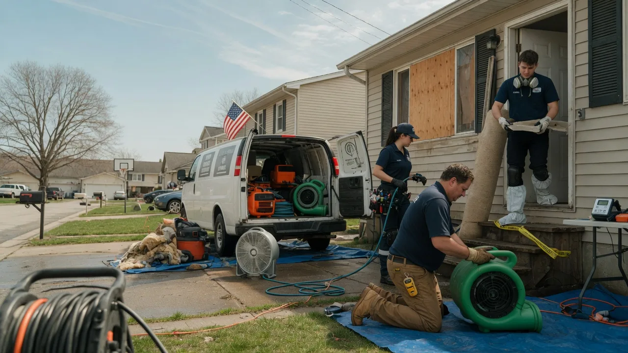 Water Damage Restoration in Delta, IA near me